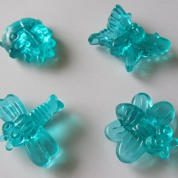 Lot of 3 Decorative Acrylic Ice Crystals Accents Vase stones Aquarium décor - Picture 7 of 10